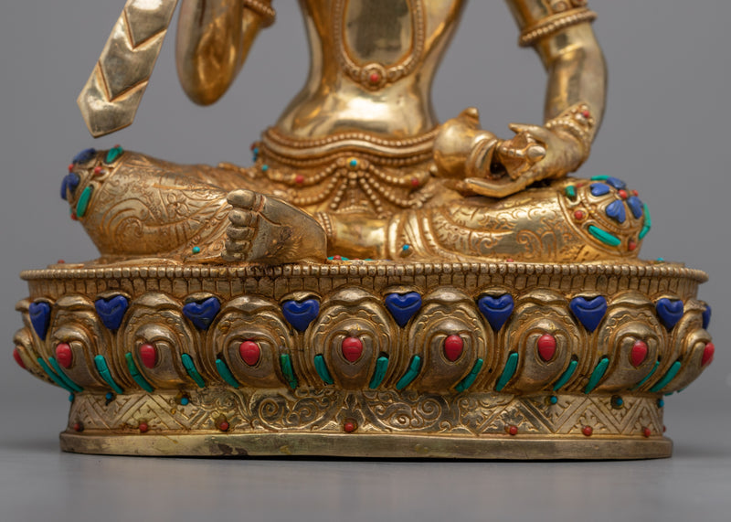 Female Buddhist Goddess Statue | Our Seated Machig Labdron Sculpture