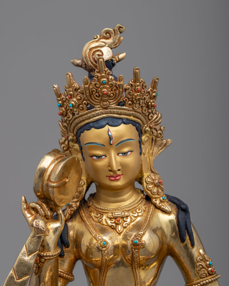 Female Buddhist Goddess Statue | Our Seated Machig Labdron Sculpture