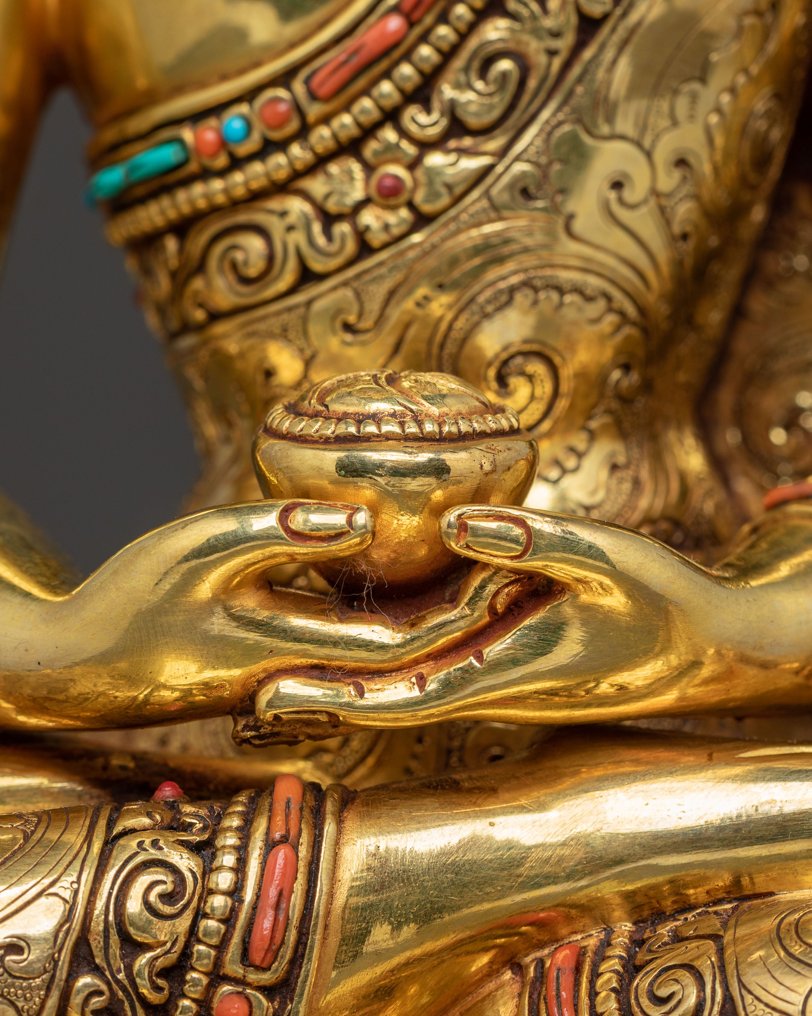 Handmade Amitabha Buddha Statue for Longevity | Infinite Light and Compassion