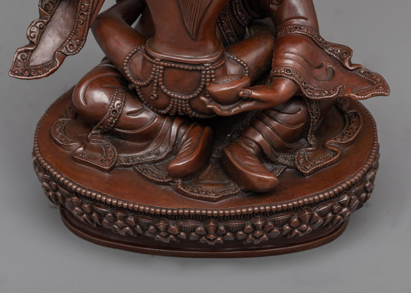 Master Buddhist Guru Rinpoche With Consort | Elevate Your Space and Spirit
