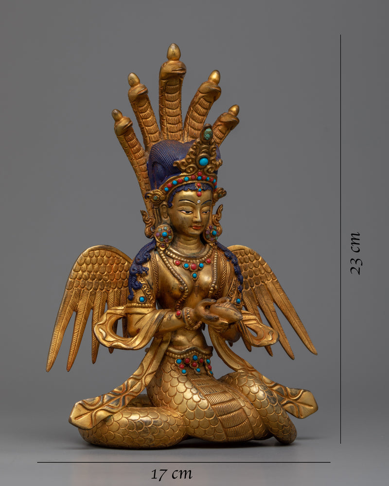 Naga Kanya Hindu Goddess Statue | Discover Serenity