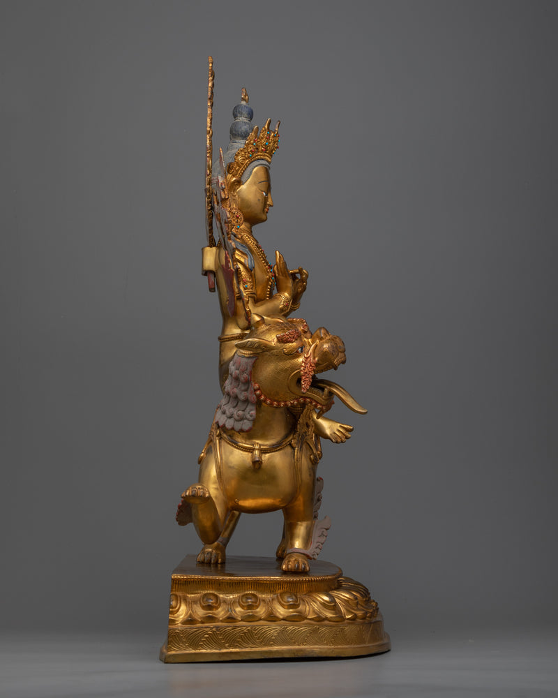 Majestic Vadisimha Manjushree Statue | Embark on a Journey of Wisdom