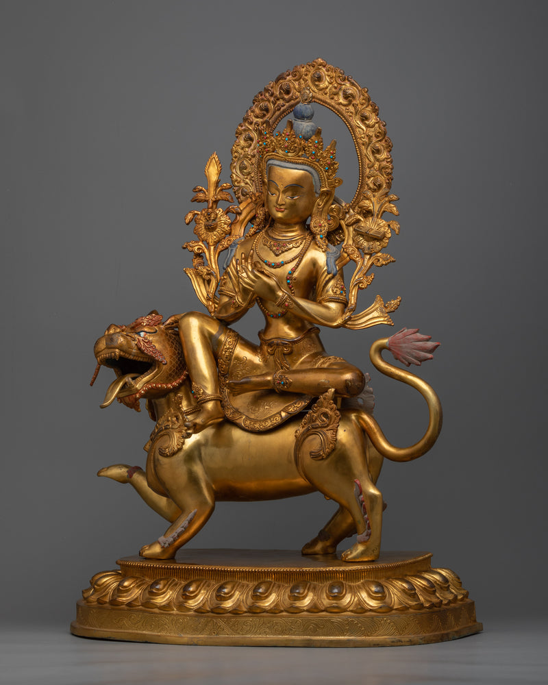 Majestic Vadisimha Manjushree Statue | Embark on a Journey of Wisdom