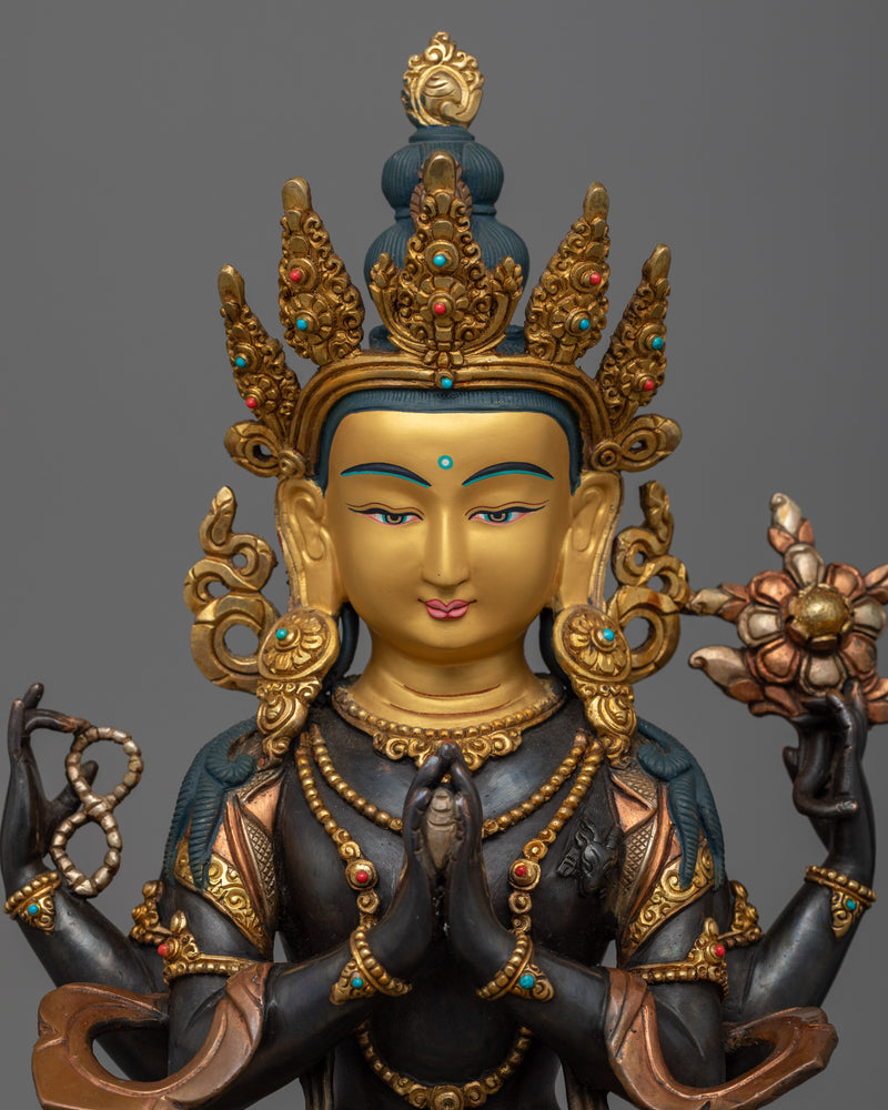 Chenrezig Bodhisattva Lokeshvara Statue | Feel the Embrace of Compassion