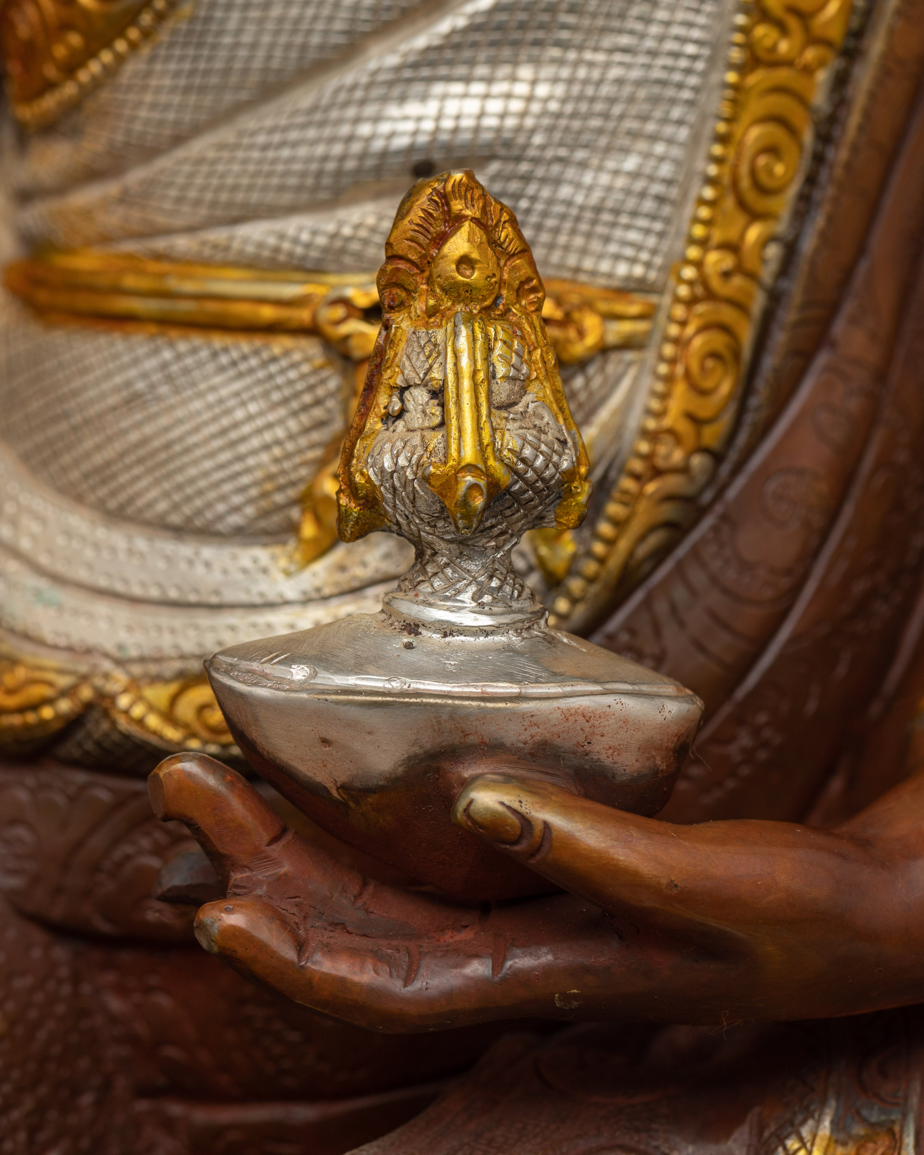 Guru Rinpoche Tibetan Statue | Discover Spiritual Illumination