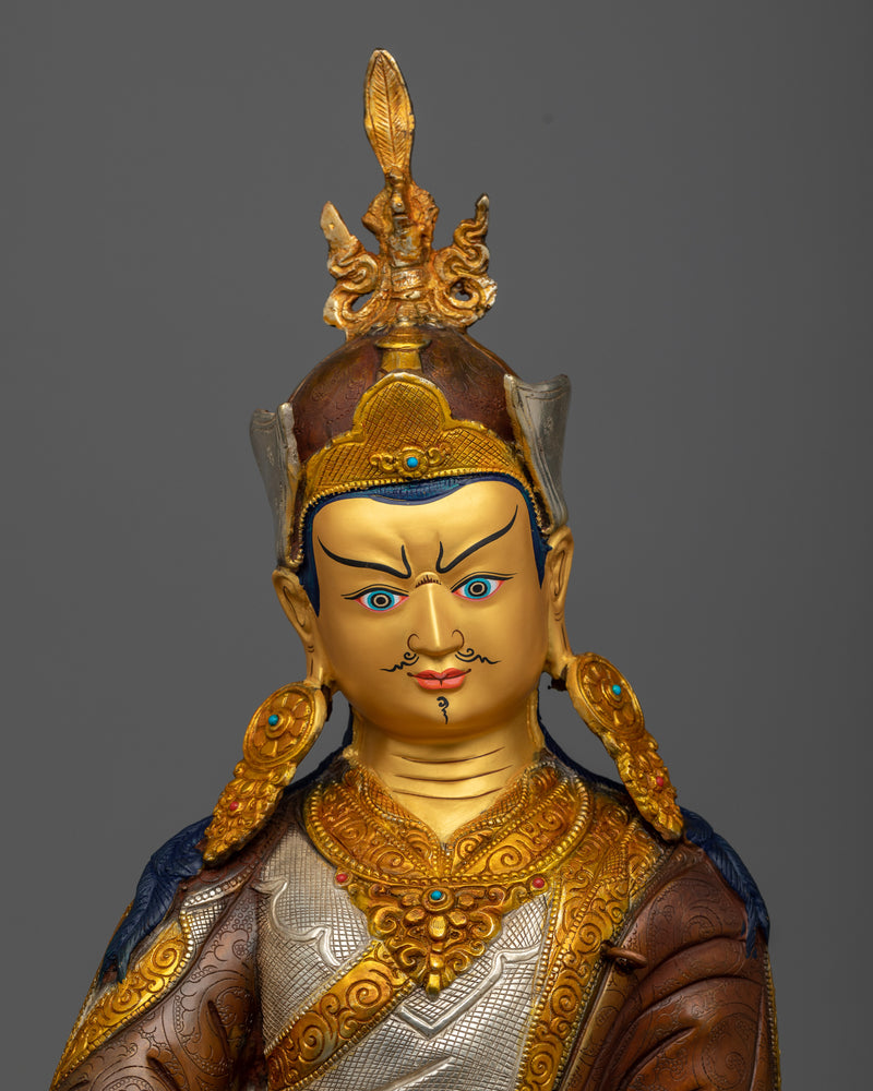 Guru Rinpoche Tibetan Statue | Discover Spiritual Illumination