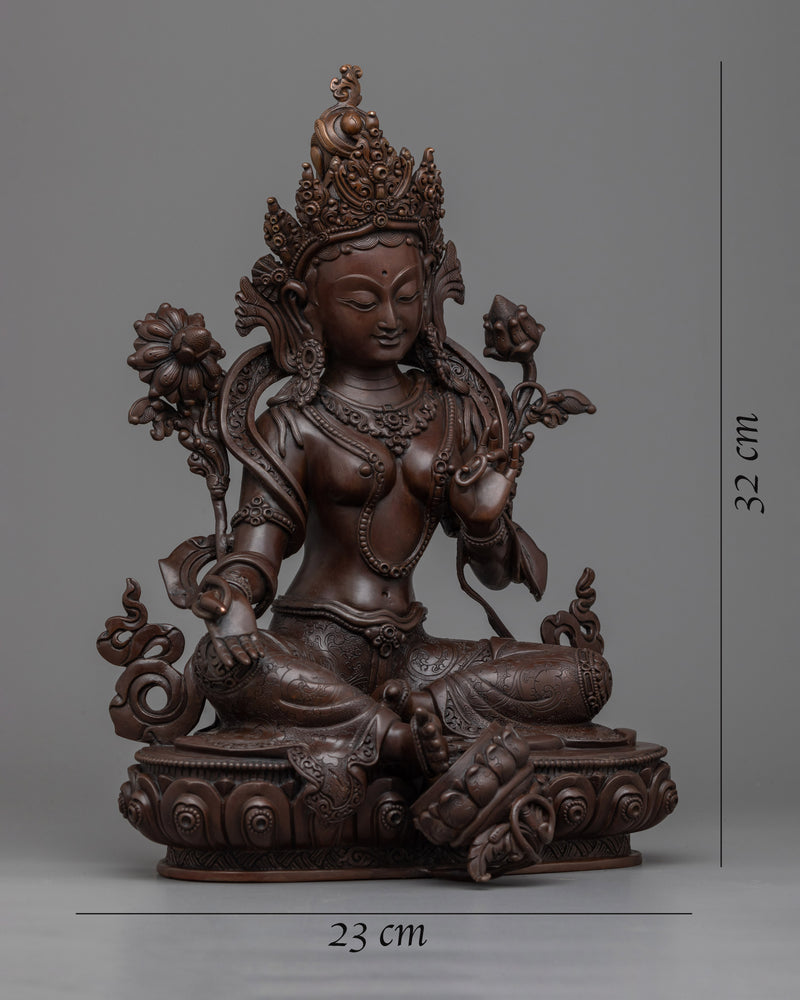 Green Tara Goddess Statue | Connect with Spiritual Grace