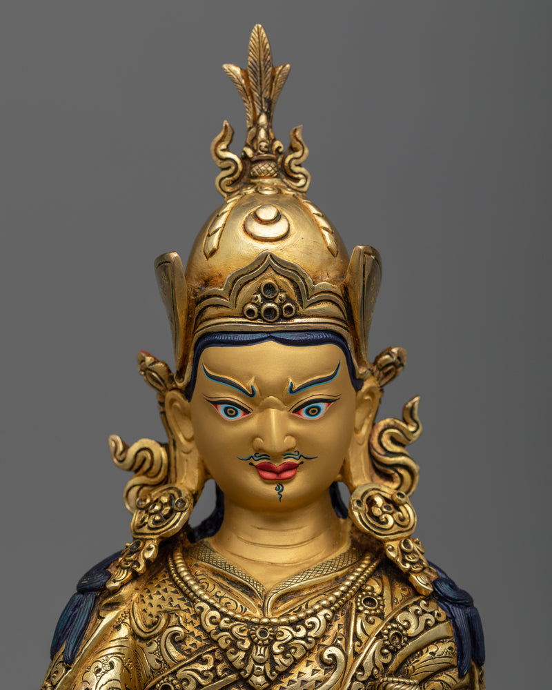 Embrace the Wisdom with Guru Rinpoche | Traditionally Hand-crafted Sculpture