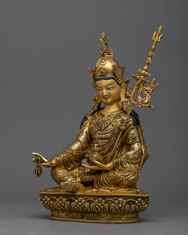 Embrace the Wisdom with Guru Rinpoche | Traditionally Hand-crafted Sculpture