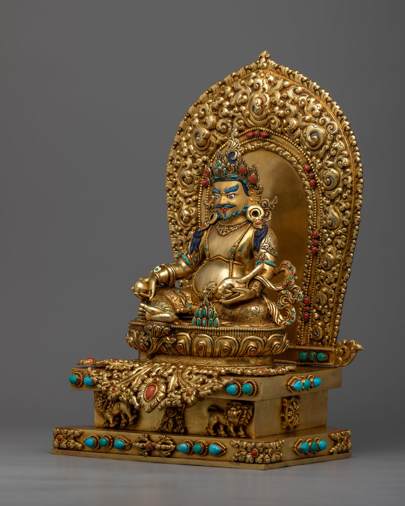 Discover Abundance with Lord Kubera Statue | Tibetan Lord of Wealth Dzambhala