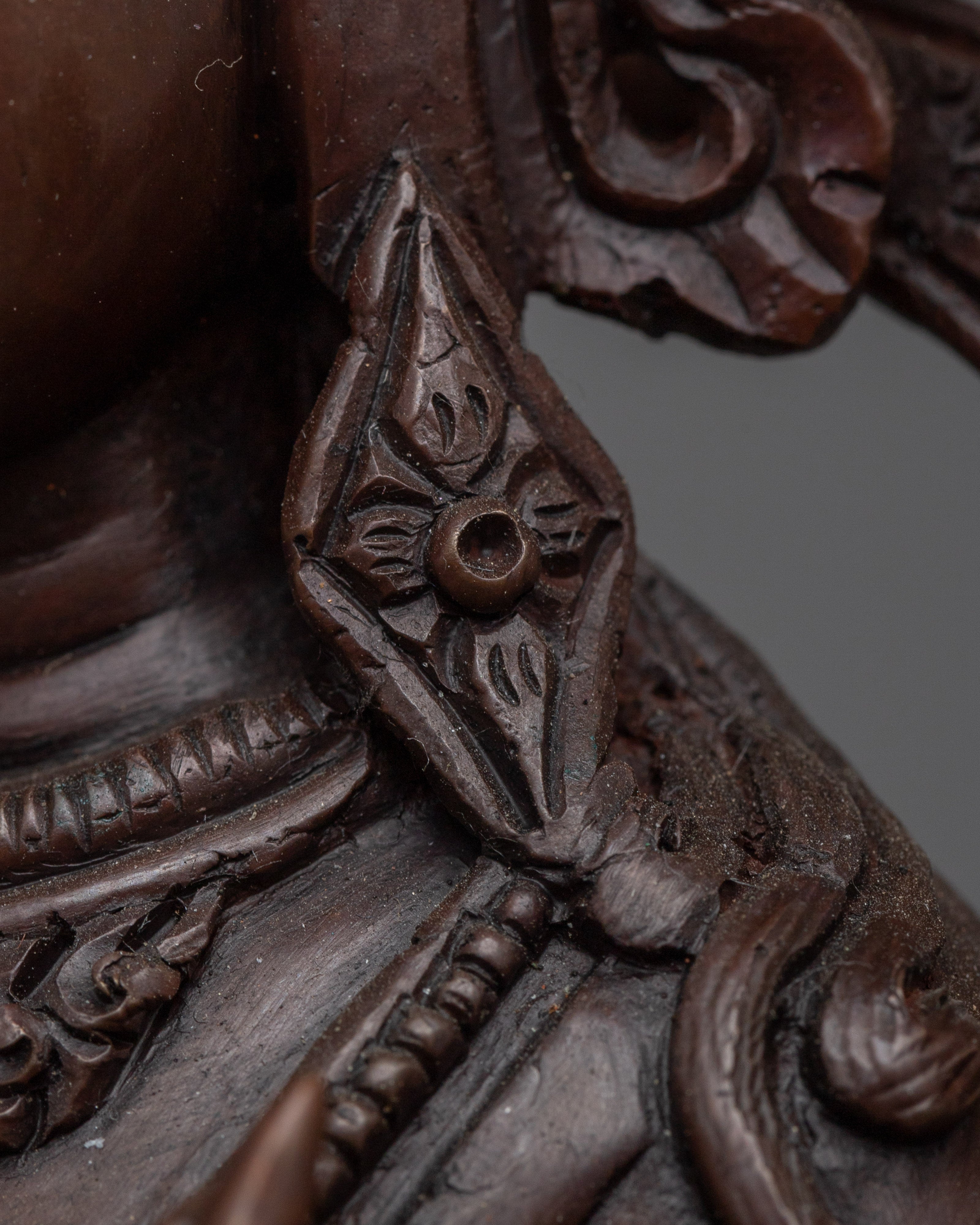 Swift Enlightenment with our Syamatara Statue | Green Tara Oxidized Copper Sculpture