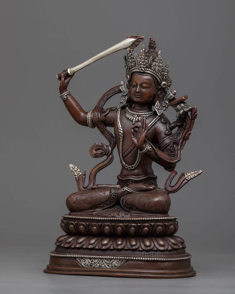 Sculpture of Manjushri The Supreme Knowledge | Embrace Wisdom with Our Statue
