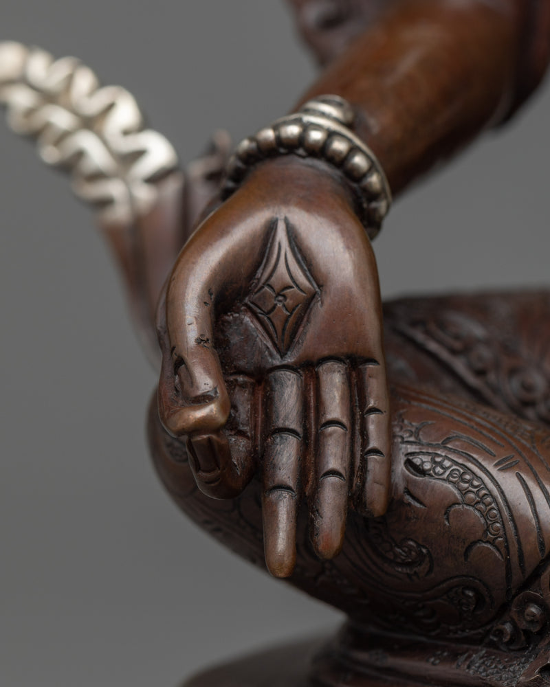 Essence of Enlightenment with Our Five Bodhisattvas Statue Set | Copper Buddhist Sculpture