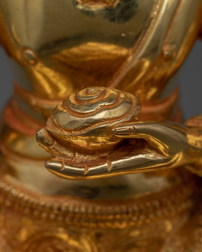 Discover Enlightenment with Our Gold Gilded Tilopa Statue | Buddhist Statuary