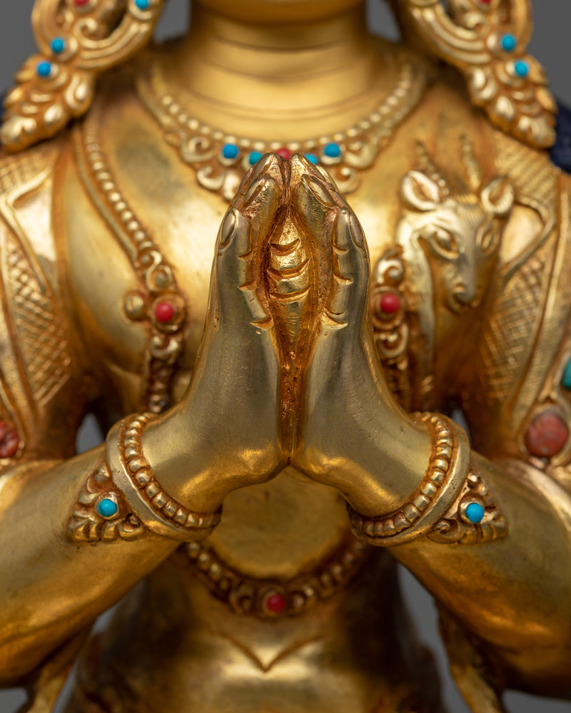 Majestic Lokesvara Statue | Embodiment of Compassion and Infinite Love