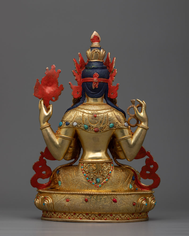 Majestic Lokesvara Statue | Embodiment of Compassion and Infinite Love