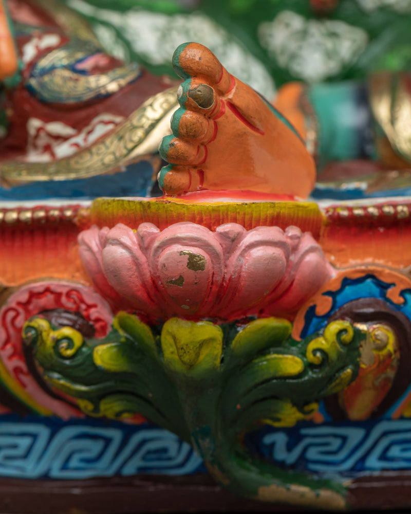 Discover the Graceful Presence of Green Tara Tibet Statue | Embrace Compassion and Serenity