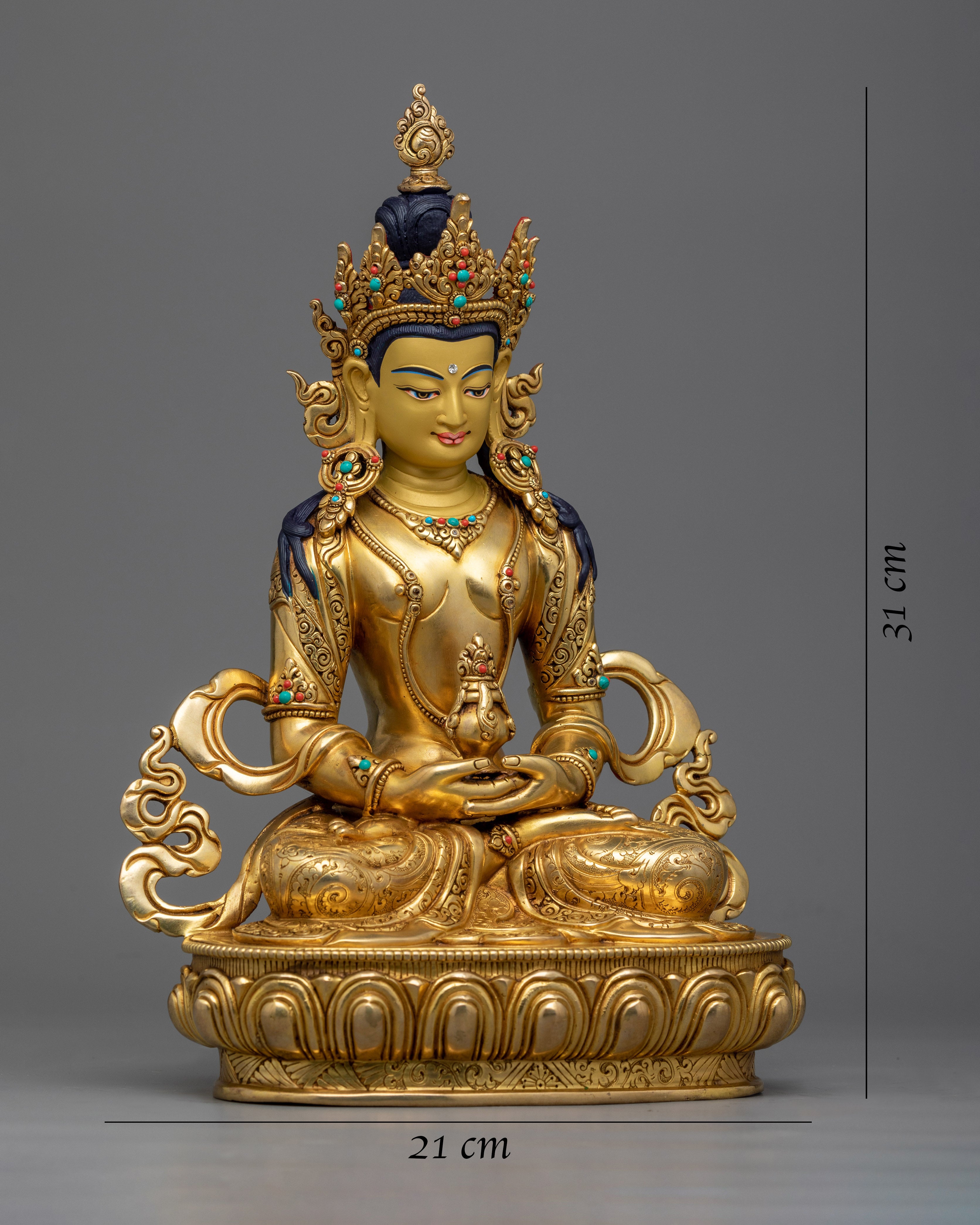 Amitayus Tathāgata Statue | Evoke Longevity and Wisdom