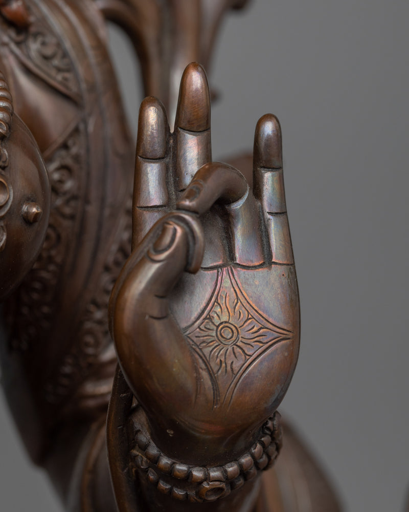 Discover Spiritual Resilience with Syamatara | The Exquisite Green Tara Statue