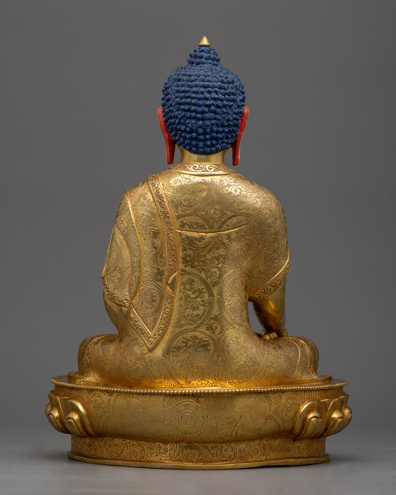 Our Gold Gilded Bhagavan Shakyamuni Buddha Statue | Experience Serenity and Enlightenment