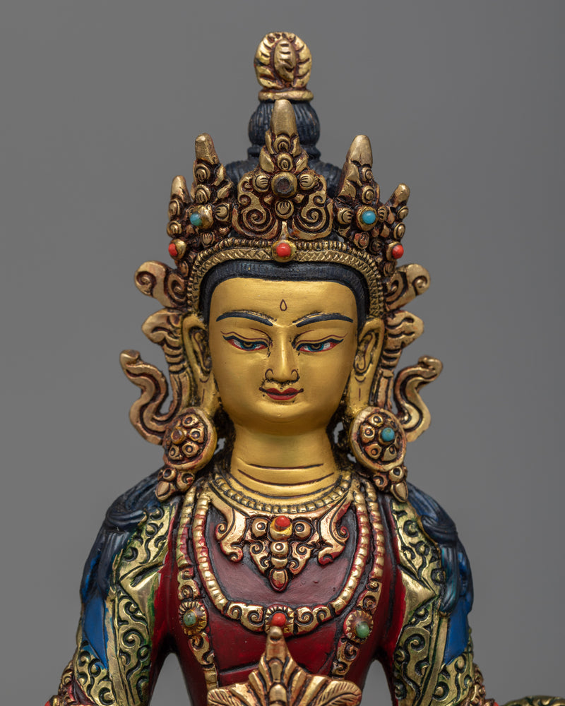 Lord Buddha Amitayus Statue | Embodiment of Longevity and Amitāyus Vitality