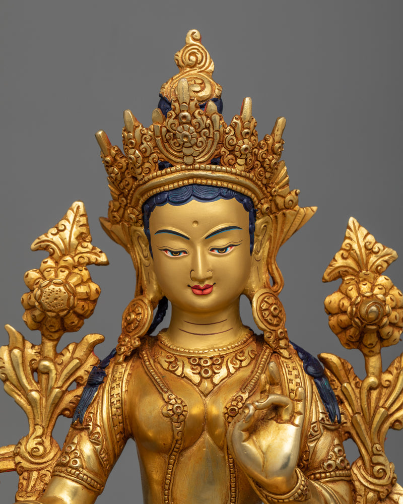 Green Tara Mantra Statue | Channel Divine Energy and Inner Transformation