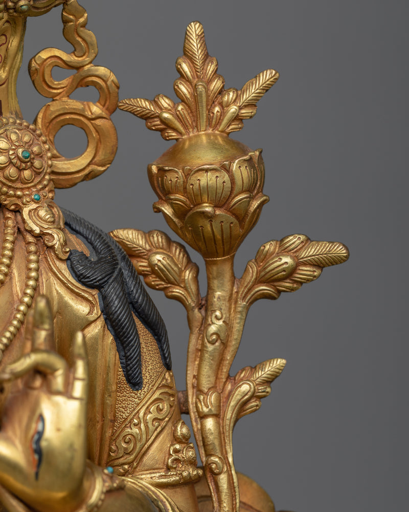 Majestic Buddhist Deity Tara Statue | Discover Tranquility with Our Sculpture