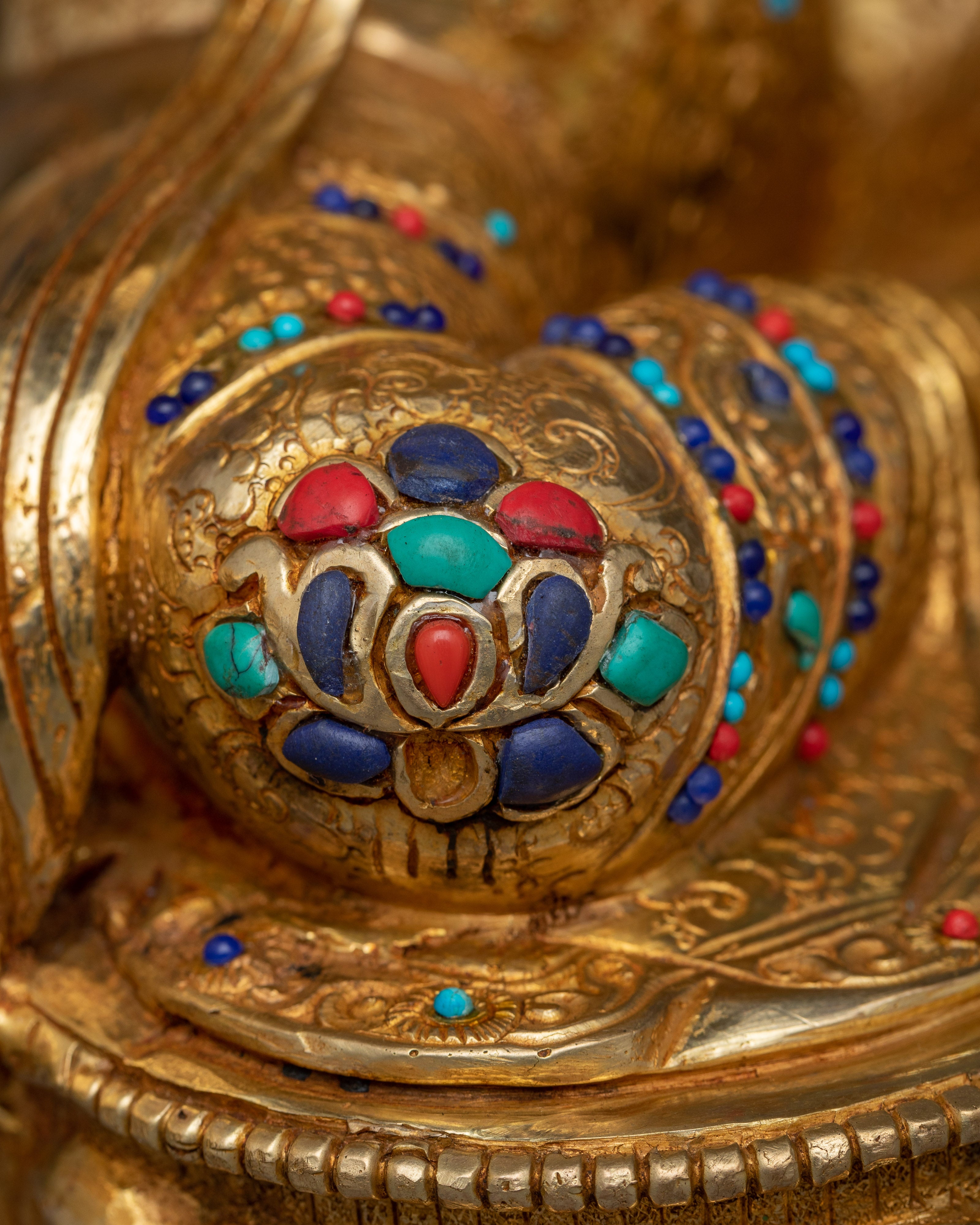 Exquisite Kshiti Garbha Statue | Unlock Inner Peace with Bodhisattva Sculpture