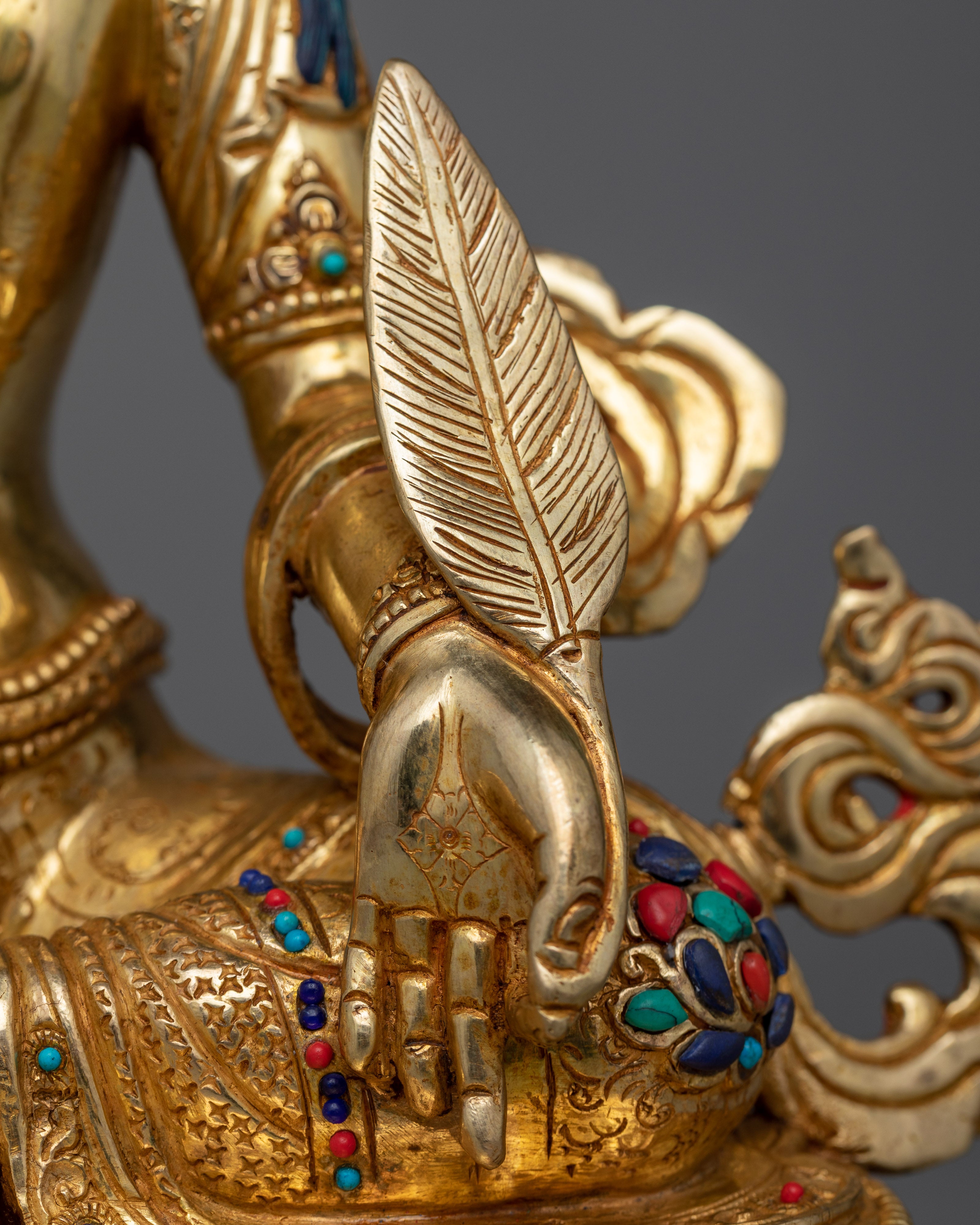 Exquisite Kshiti Garbha Statue | Unlock Inner Peace with Bodhisattva Sculpture