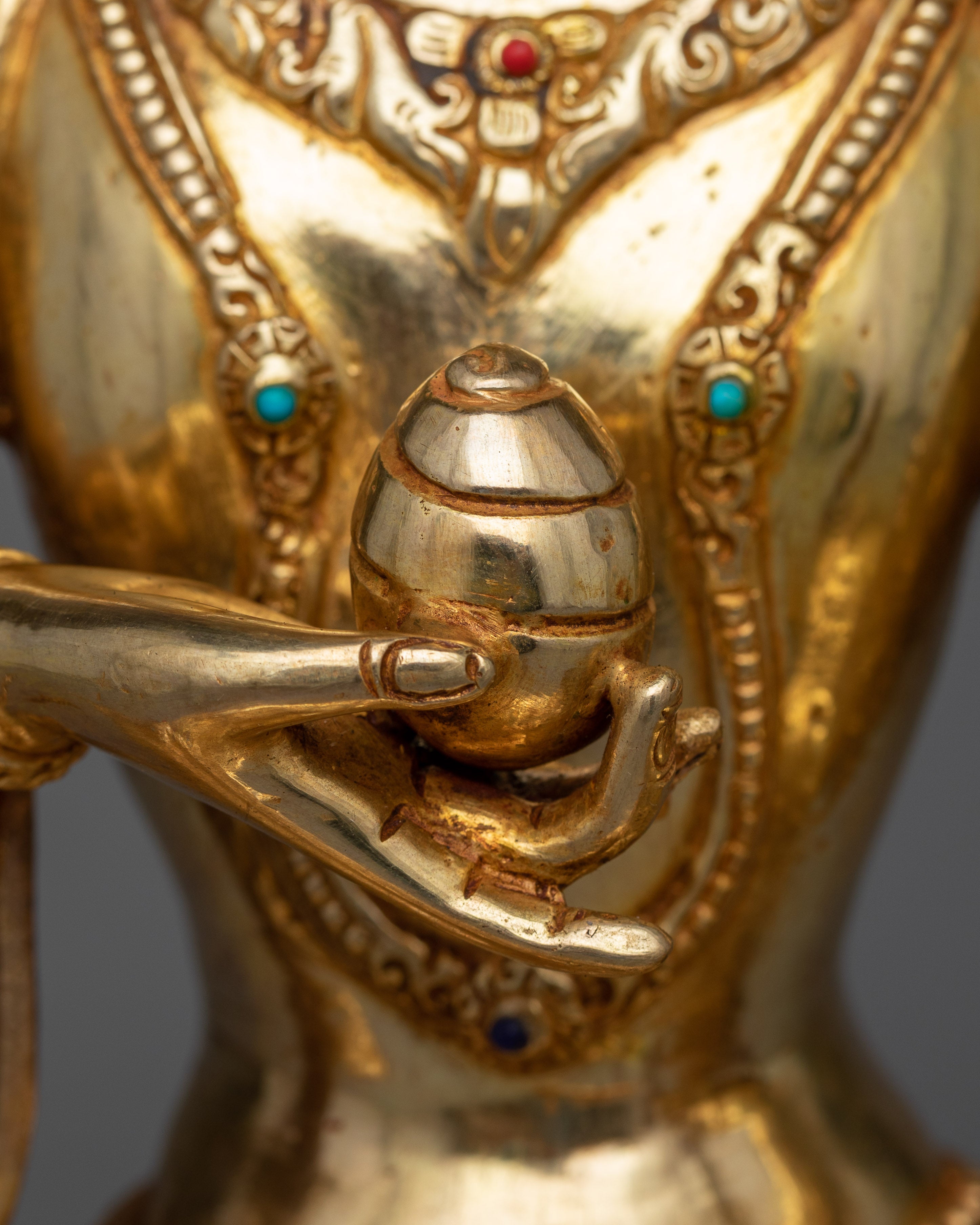Exquisite Kshiti Garbha Statue | Unlock Inner Peace with Bodhisattva Sculpture
