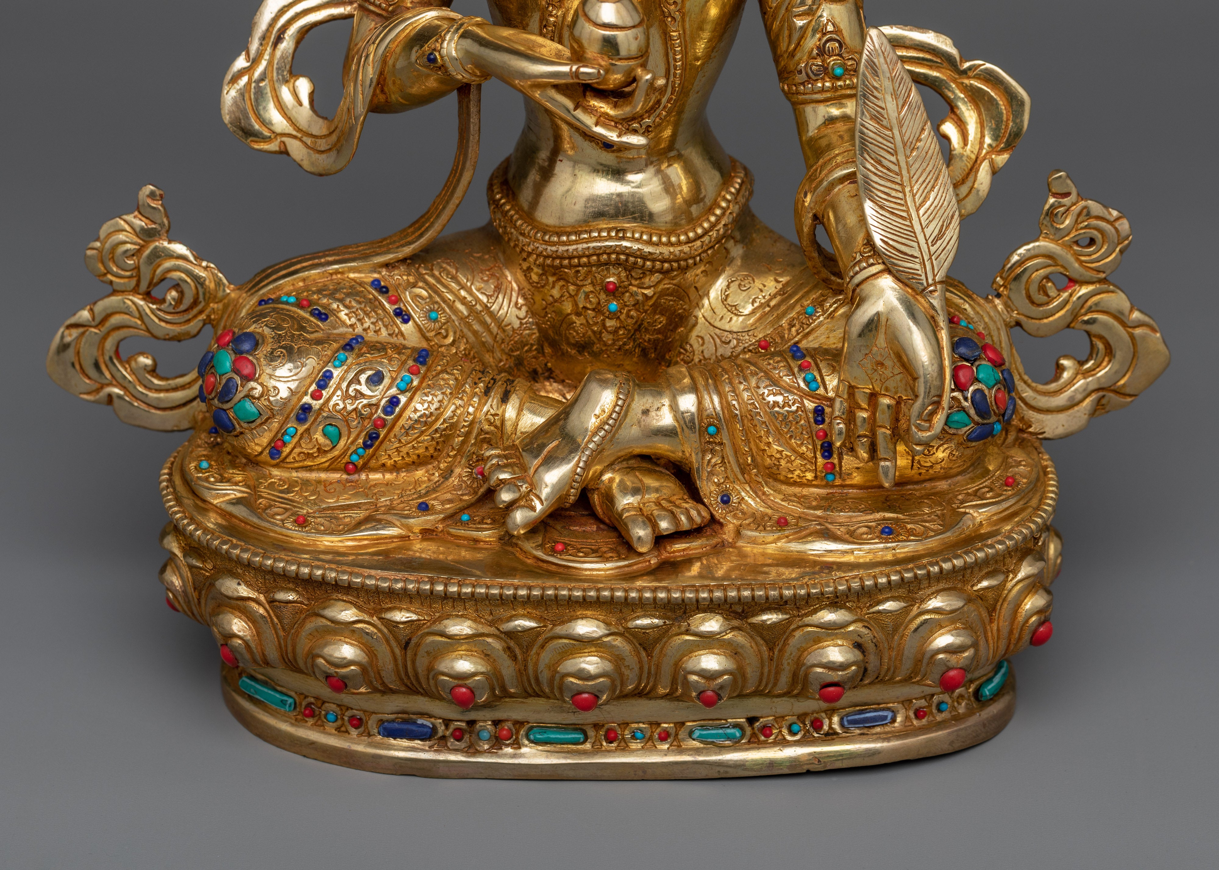 Exquisite Kshiti Garbha Statue | Unlock Inner Peace with Bodhisattva Sculpture