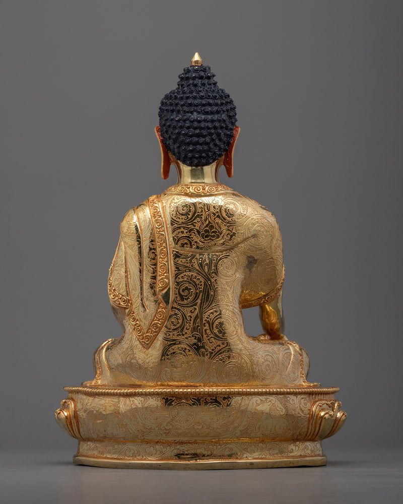 Handcrafted Śākyamuni Buddha Statue | Embrace Tranquility
