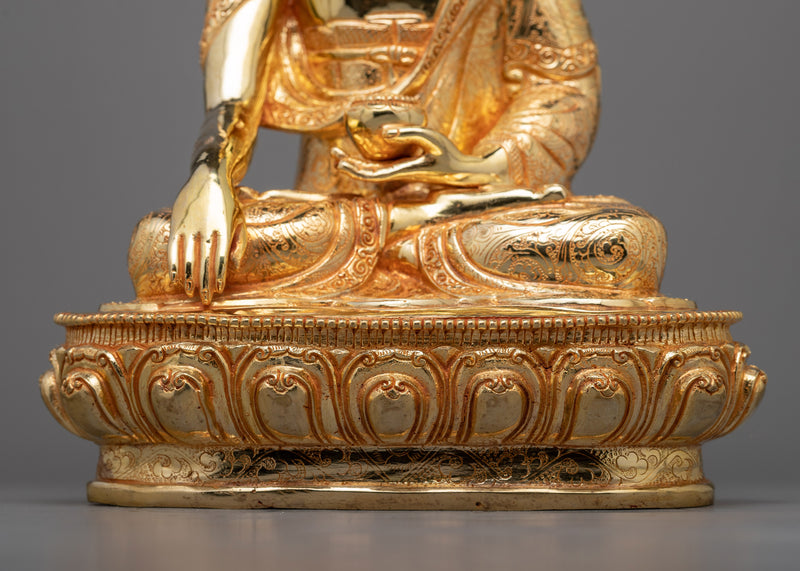 Handcrafted Śākyamuni Buddha Statue | Embrace Tranquility