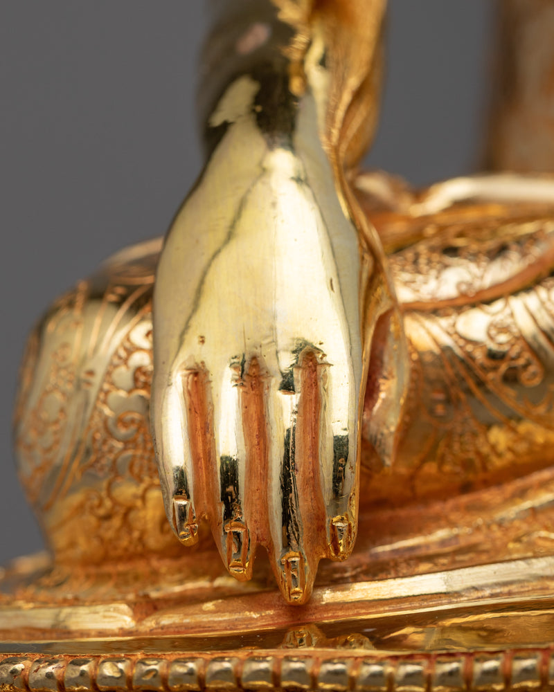 Handcrafted Śākyamuni Buddha Statue | Embrace Tranquility