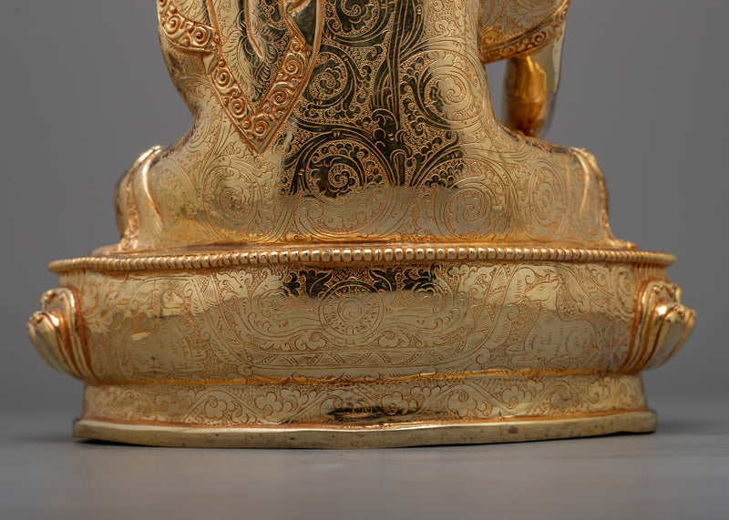 Handcrafted Śākyamuni Buddha Statue | Embrace Tranquility