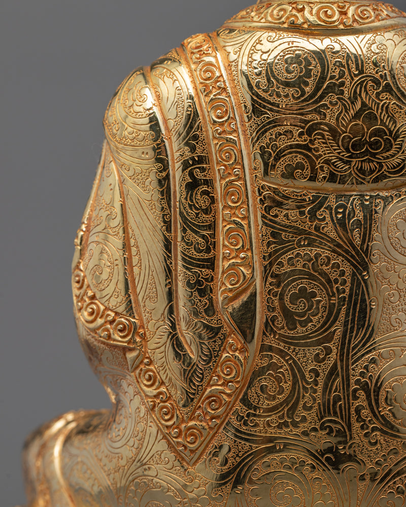 Handcrafted Śākyamuni Buddha Statue | Embrace Tranquility