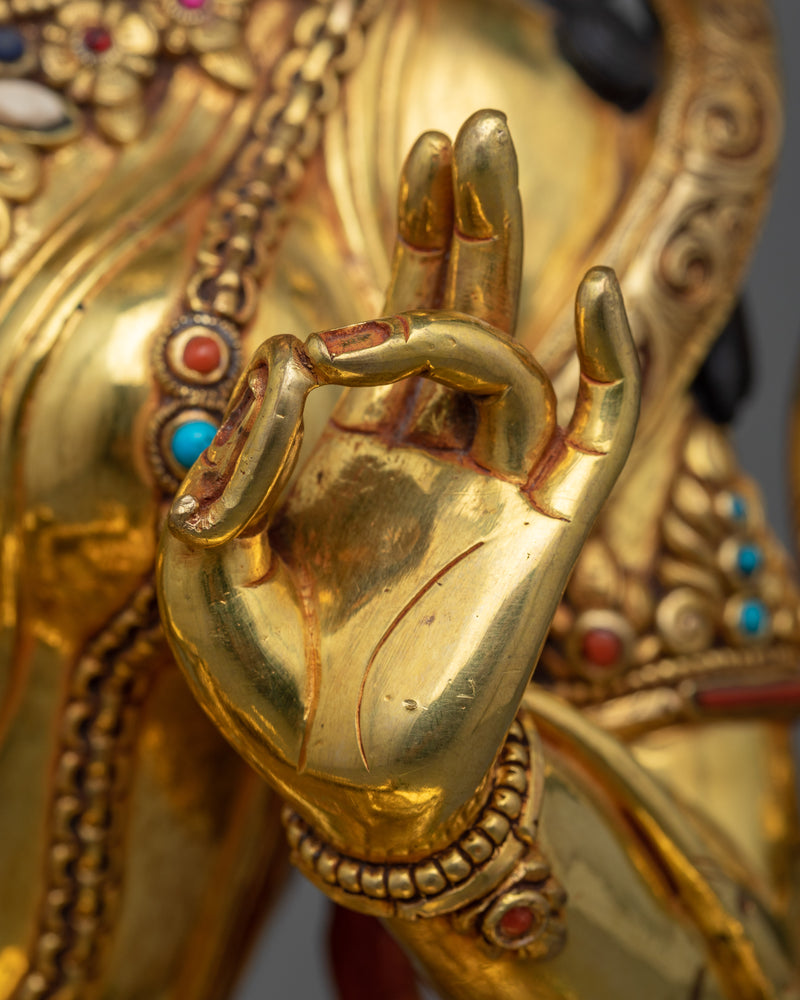 The Green Tara Goddess Sculpture | Elevate Your Spiritual Connection
