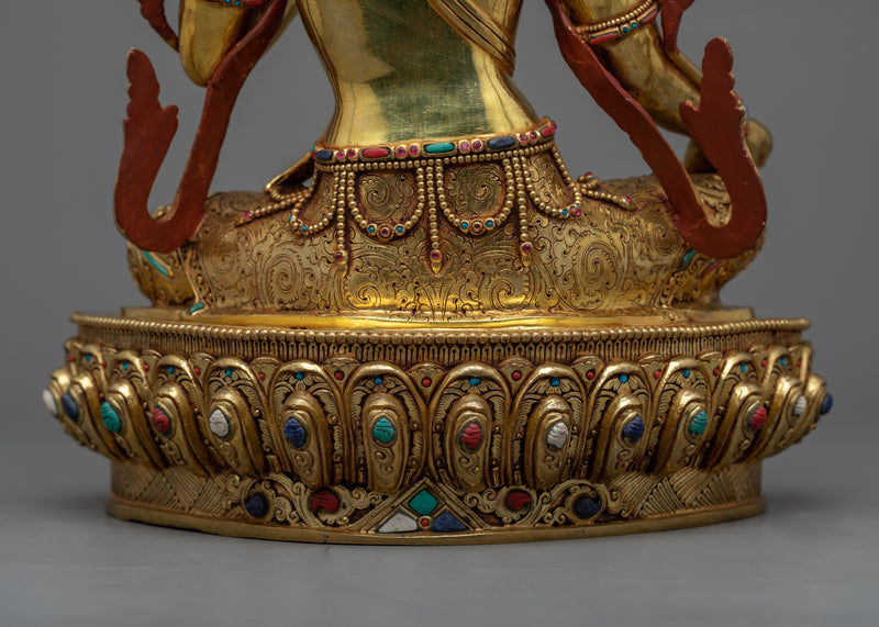 Green Tara Buddhist Goddess Statue | Embrace the Divine Feminine Energy
