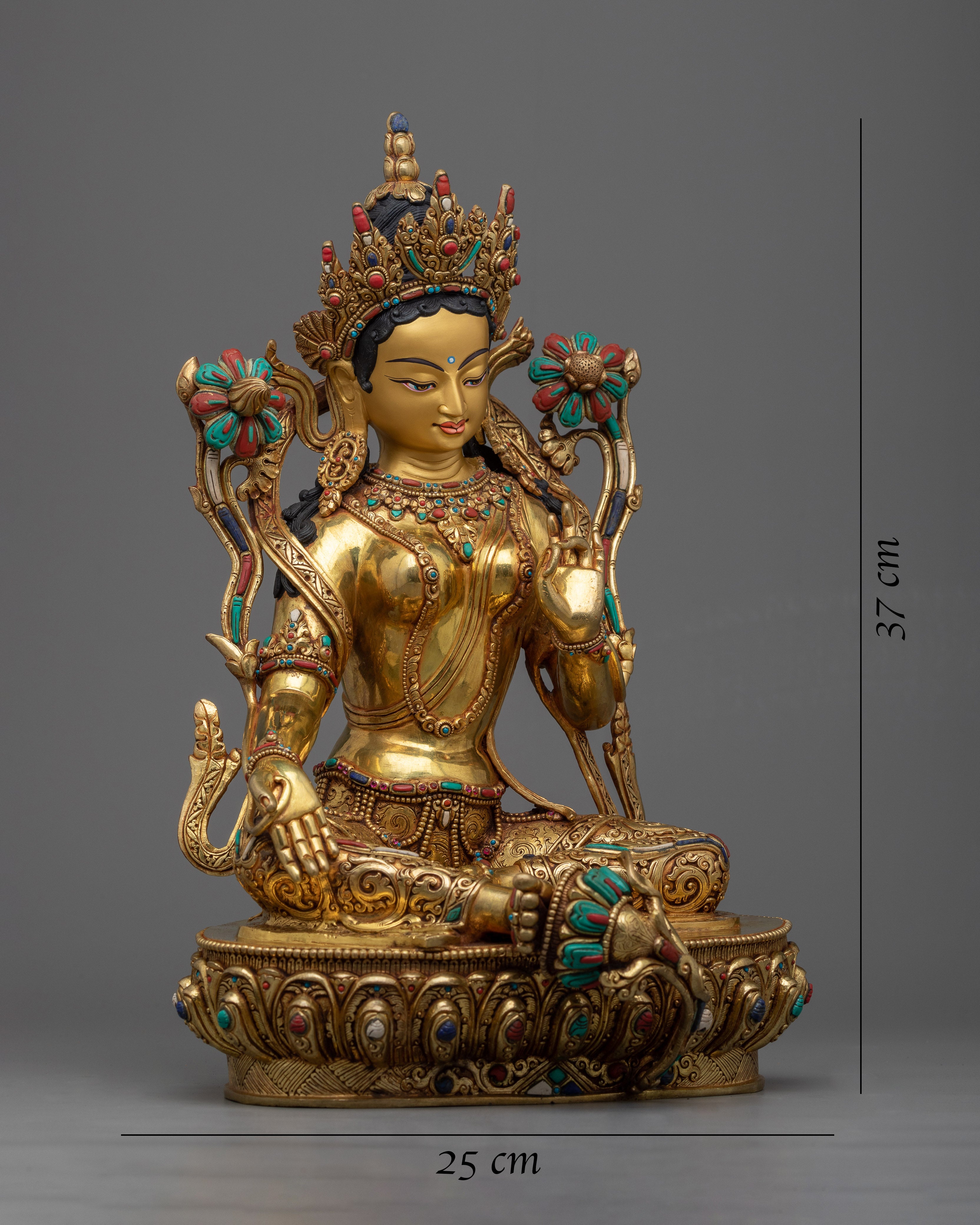 Green Tara Buddhist Goddess Statue | Embrace the Divine Feminine Energy