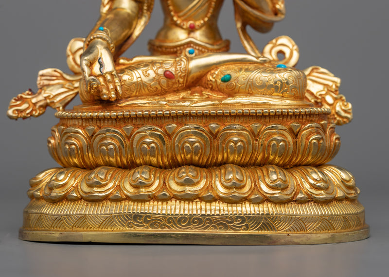 Statue of White Tara | Traditional Himalayan Sculpture