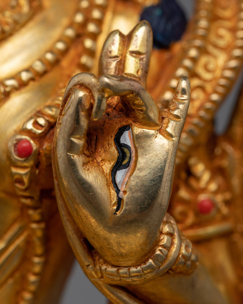 Statue of White Tara | Traditional Himalayan Sculpture
