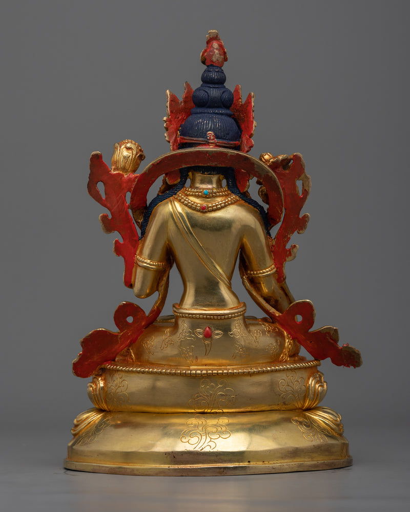 Statue of White Tara | Traditional Himalayan Sculpture