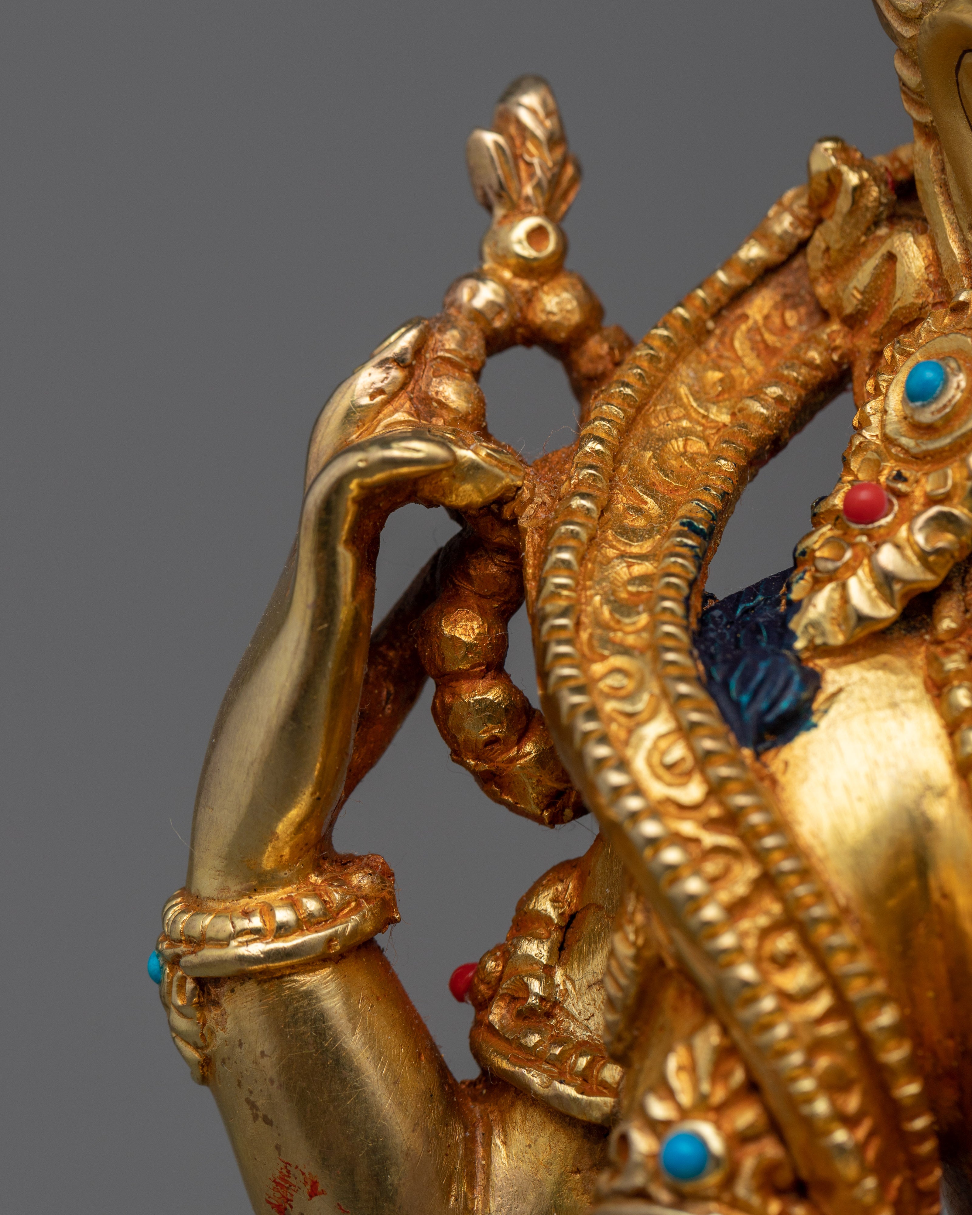 4 Armed Chenrezig Figurine | Compassionate Boddhisattva Statue