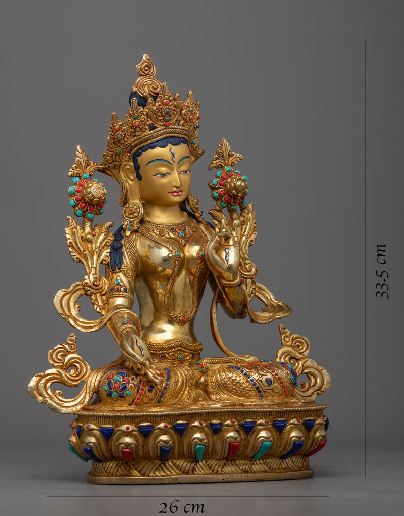 White Tara, Sitatara Statue | Aura of Compassion