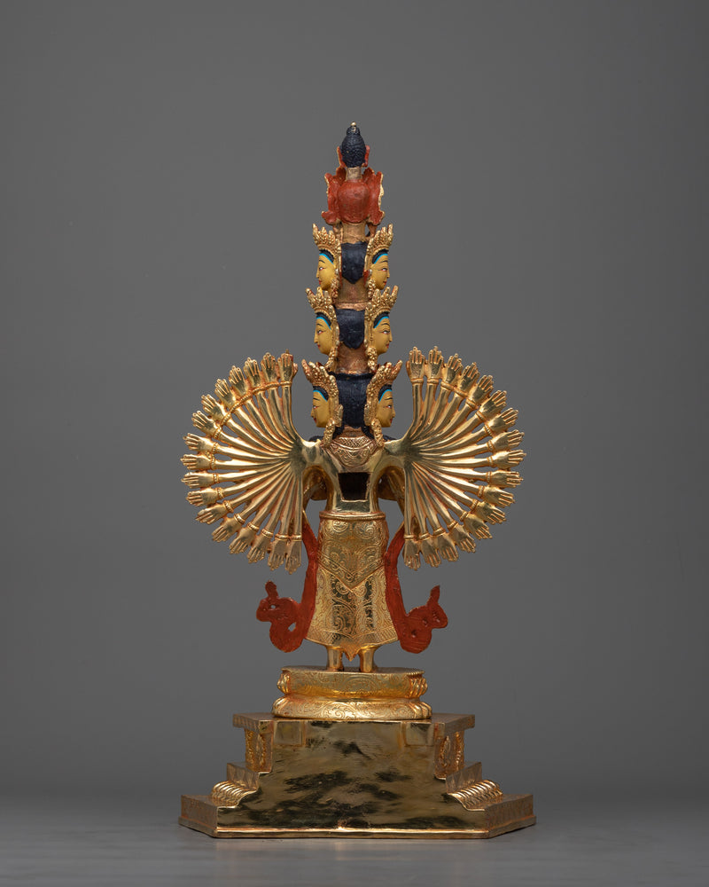 1000 Armed Chenrezig | Traditional Bodhisattva Sculpture