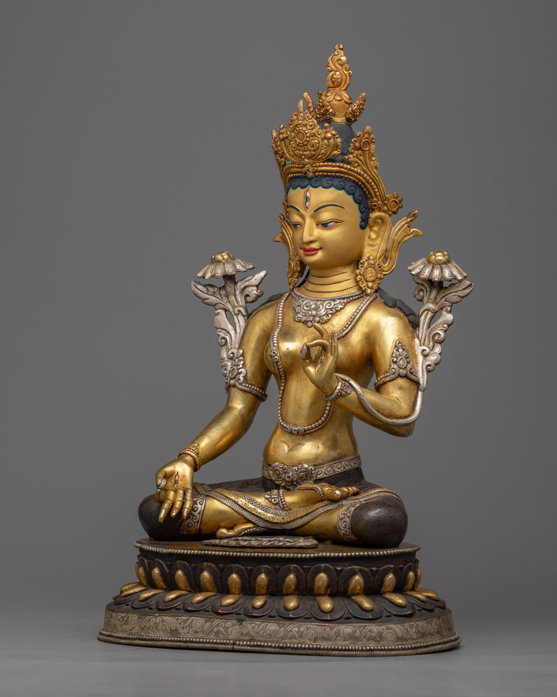 white tara-sculpture