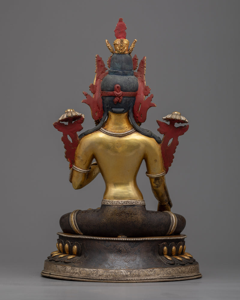 White Tara Sculpture | Embodiment of Compassion and Protection