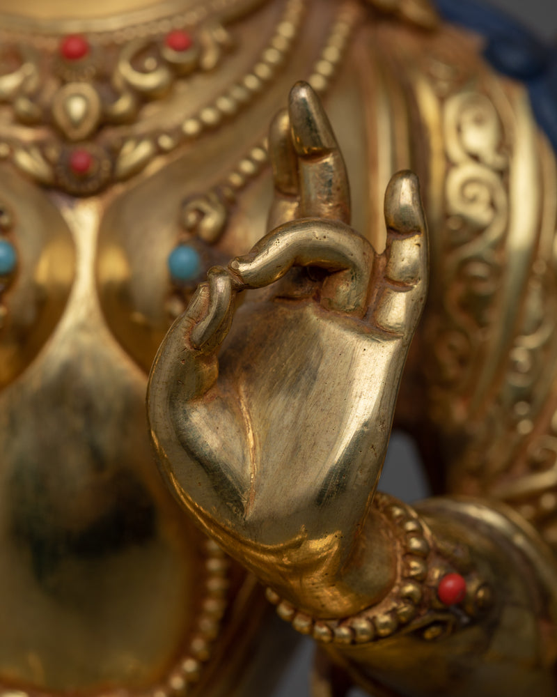 Green Tara Figurine for Serenity | Experience Pure Skill of Nepalese Artisans