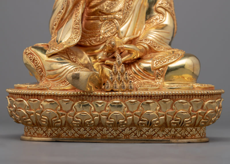 Immerse in Prosperity with our Guru Orgyen Norlha Statue | Handcrafted Nepalese Sculpture