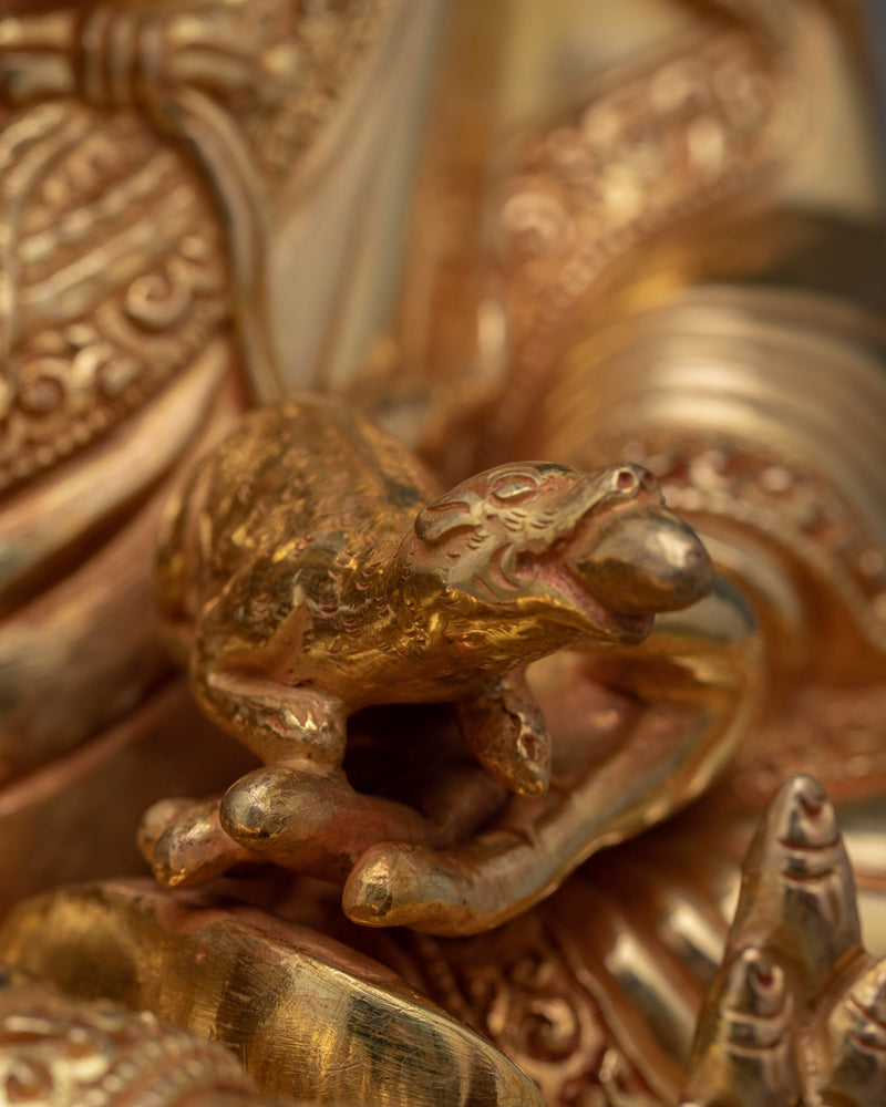 Immerse in Prosperity with our Guru Orgyen Norlha Statue | Handcrafted Nepalese Sculpture